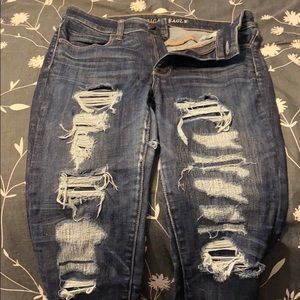 Distressed AE jeans